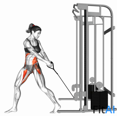 Cable twist (down-up)