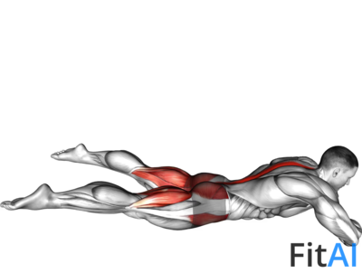 Frog Reverse Hyperextension Tap on Floor