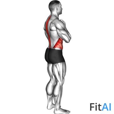 Standing Back Rotation Stretch