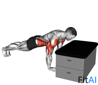 Climber a padded stool Supported