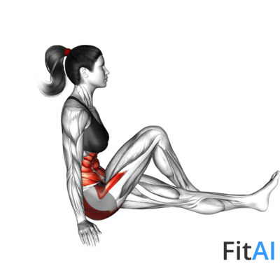 Seated Knee-up Rotation Stretch