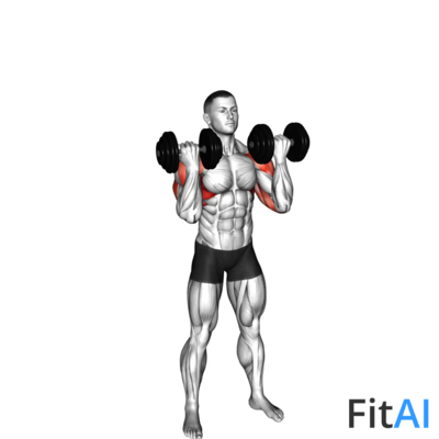 Dumbbell Standing Arnold Press