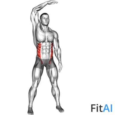 Standing Side Bend (bent arm)