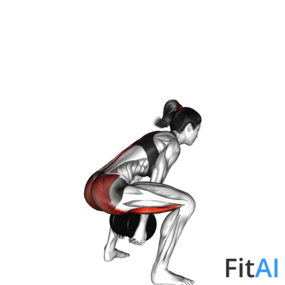 Dumbbell Sumo Pull Through