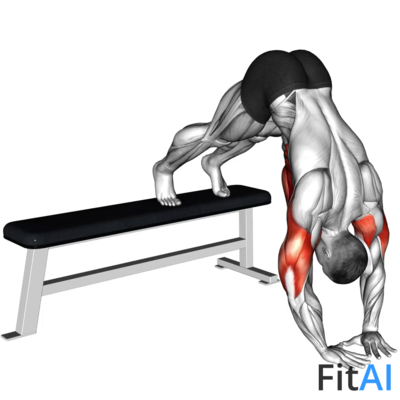 Decline Diamond Pike Push-up