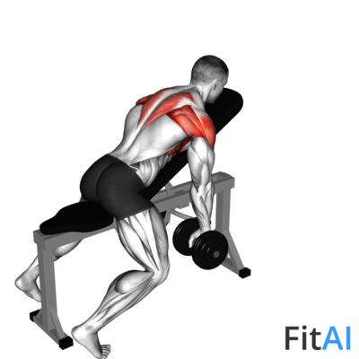 Dumbbell Incline Y Raise