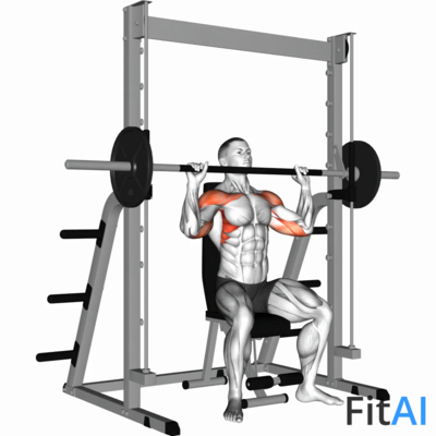 Smith Seated Shoulder Press