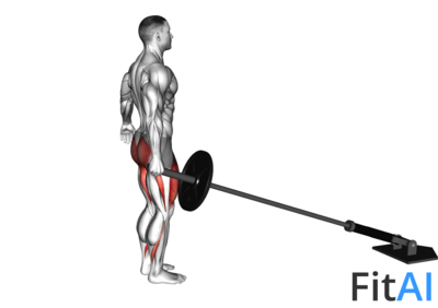 Landmine Rear Lunge