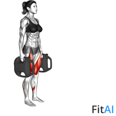 Bottle Weighted Forward Lunge