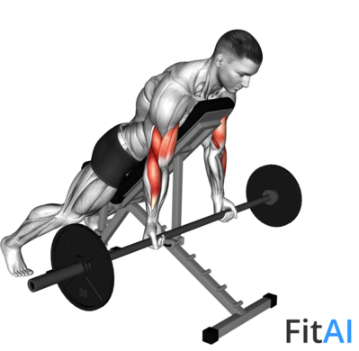 Barbell Prone Incline Curl