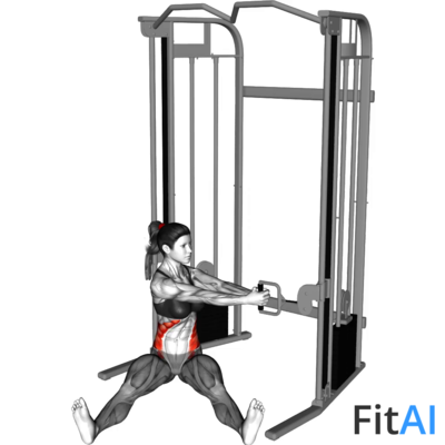 Cable Seated Twist on Floor