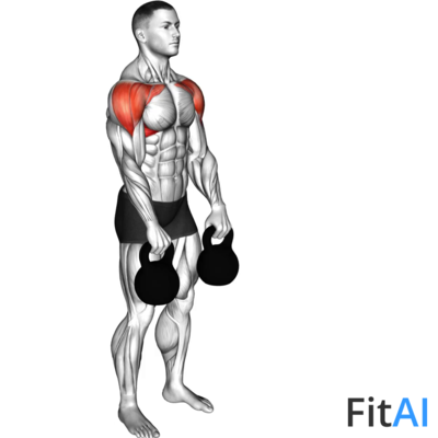 Kettlebell Front Raise