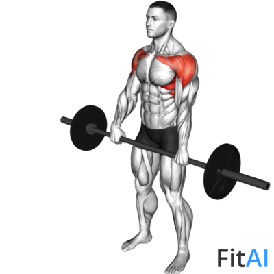 Barbell Front Raise