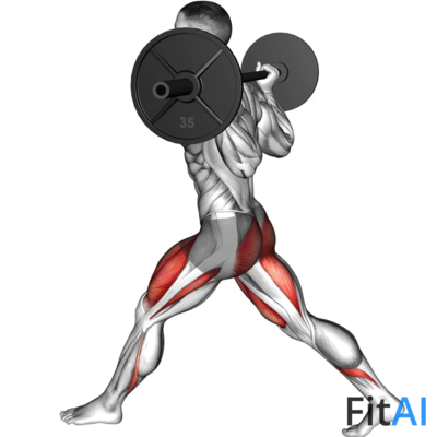 Barbell Low Split Squat