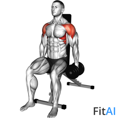 Dumbbell Seated Lateral Raise