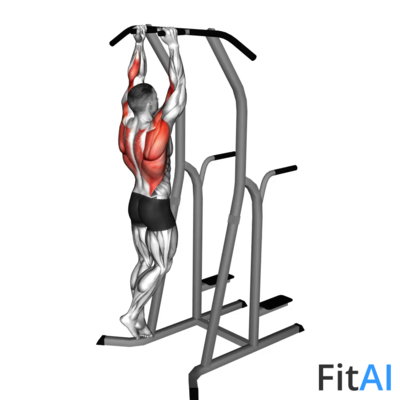 Hammer-Grip Pull-up on Dip Cage