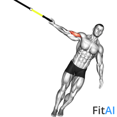 Suspender One Arm Biceps Curl