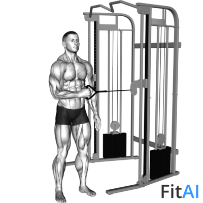 Cable Standing Shoulder External Rotation