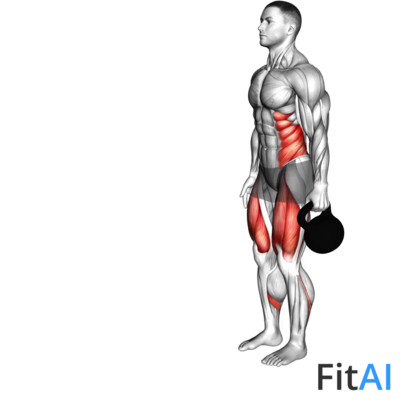 Kettlebell Lunge Pass Through