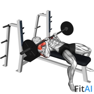 Barbell Close-Grip Bench Press