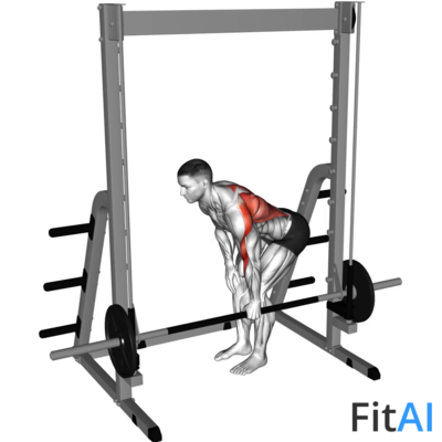 Smith One Arm Bent-Over Row