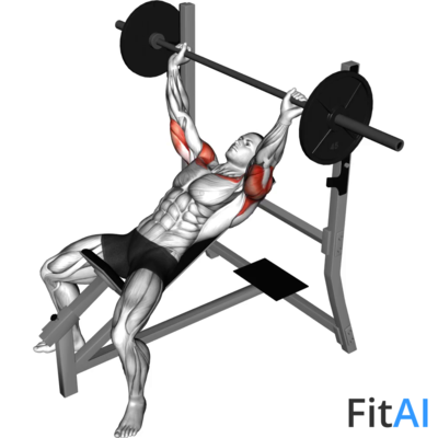 Barbell Pause Incline Bench Press