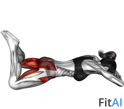 Lying Double Glute Lift