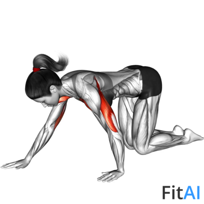 Kneeling Staggered Push-up