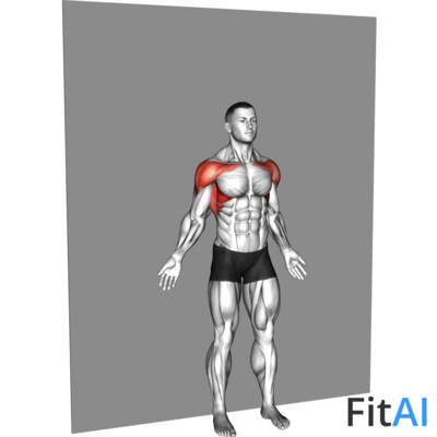 Bodyweight Standing Around World Wall Supported