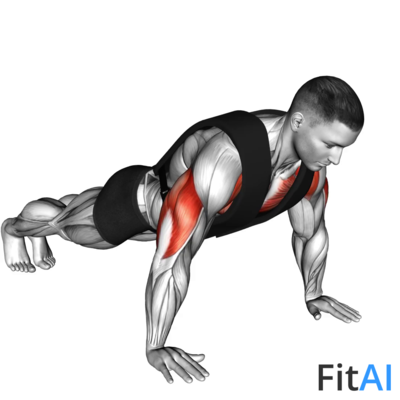 Weighted Push-up with Vest