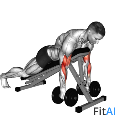 Dumbbell Prone Alternate Hammer Curl