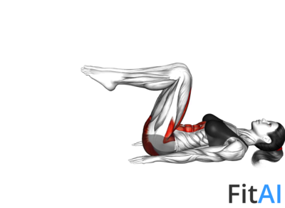 90 Degrees One Knee Crunch