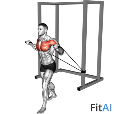 Band Incline Chest Press