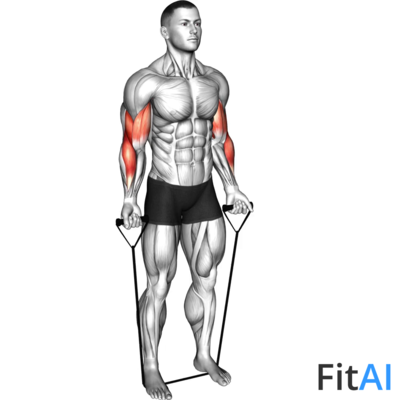 Band Biceps Curl