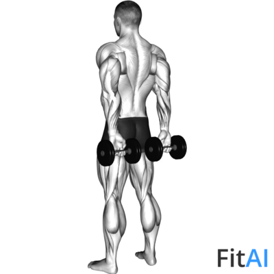Dumbbell Behind Back Finger Curl