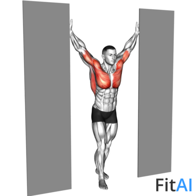 Standing Upright Shoulders Stretch