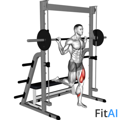 Smith One Leg Split Squat