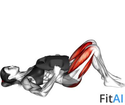 Bottle Weighted Glute Bridge