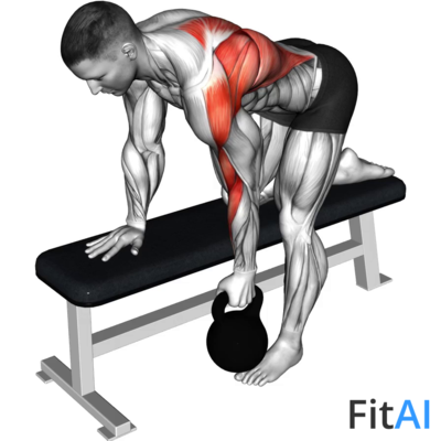 Kettlebell Bent-over Row