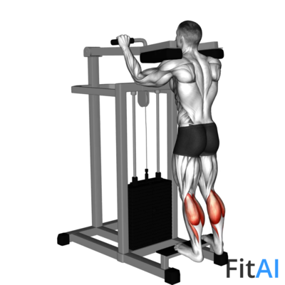 Lever Standing Calf Raise