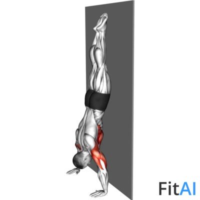 Handstand Push-up against the Wall