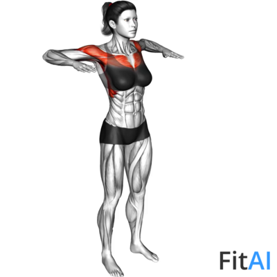 Arm Crossover Chest Out