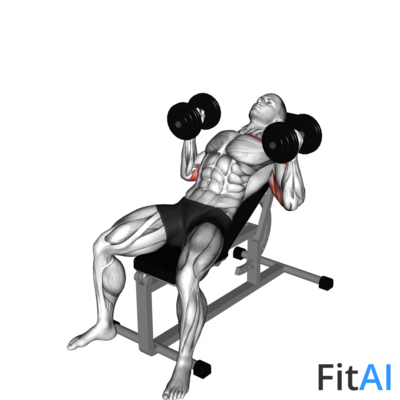Dumbbell Incline Hammer Press