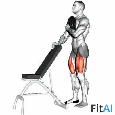 Weighted Sissy Squat