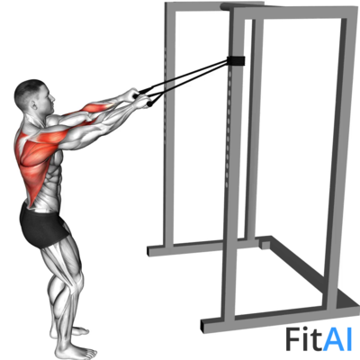 Band Narrow-Grip High Row (V2)