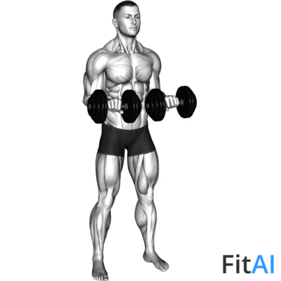 Dumbbell Standing Arms Rotate