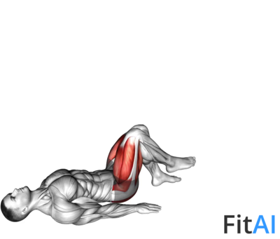 One Leg Glute Bridge with External Rotation