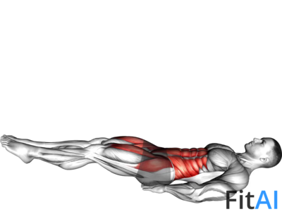 Lying Leg Hip Raise on Floor (V2)