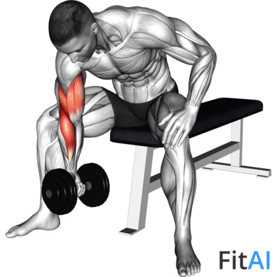 Dumbbell Concentration Curl