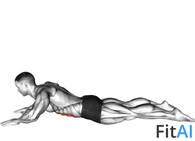 Lying (prone) Abdominal Stretch